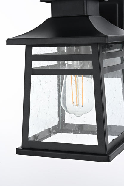 Bambrey 7 Inch Outdoor Wall Sconce in Black