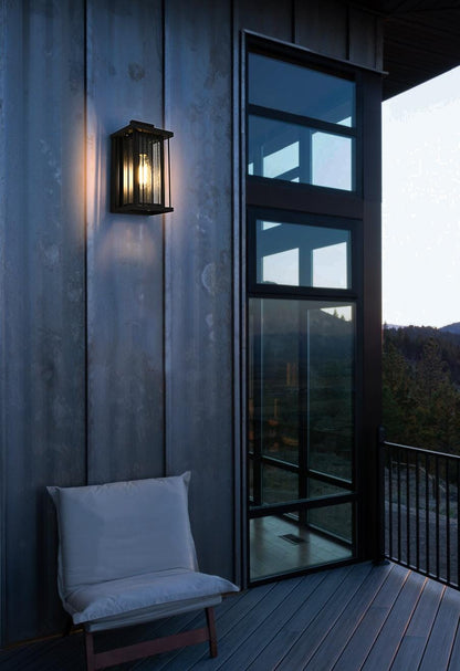 Sedgley 6.5 Inch Outdoor Wall Sconce in Black