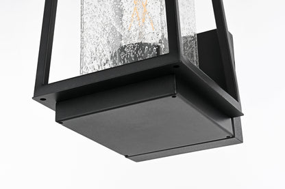 Lehigh 5 Inch Outdoor Wall Sconce in Black