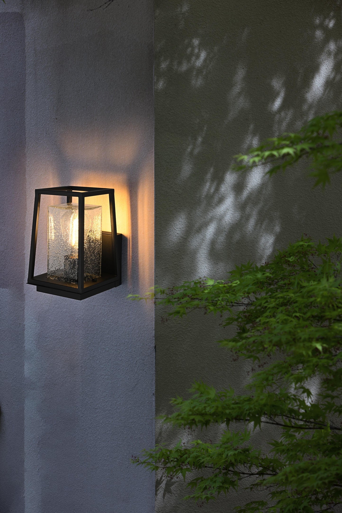 Lehigh 6 Inch Outdoor Wall Sconce in Black