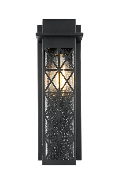 Wildey 16 Inch Outdoor Wall Sconce in Black