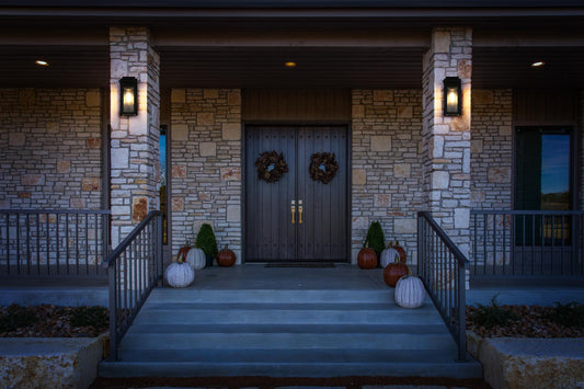 Fletcher 5 Inch Outdoor Wall Sconce in Black