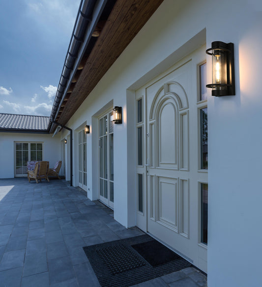 Parrish 5.5 Inch Outdoor Wall Sconce in Black