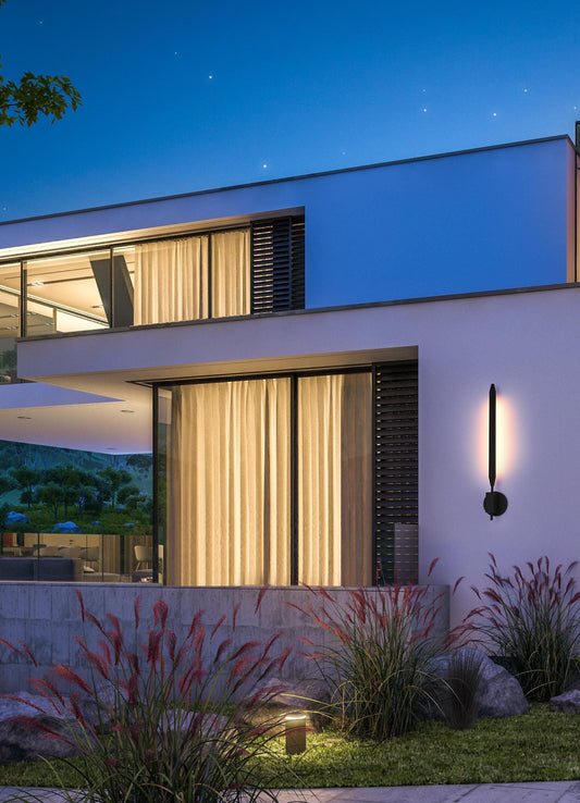 Odin 5 inch Outdoor Wall Sconce in Black