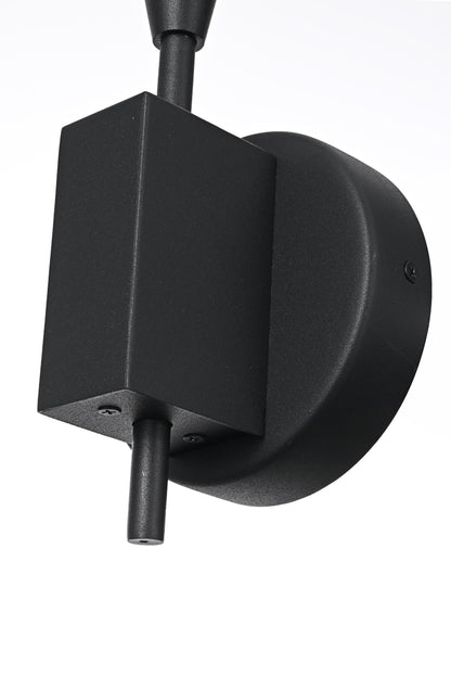 Odin 5 inch Outdoor Wall Sconce in Black