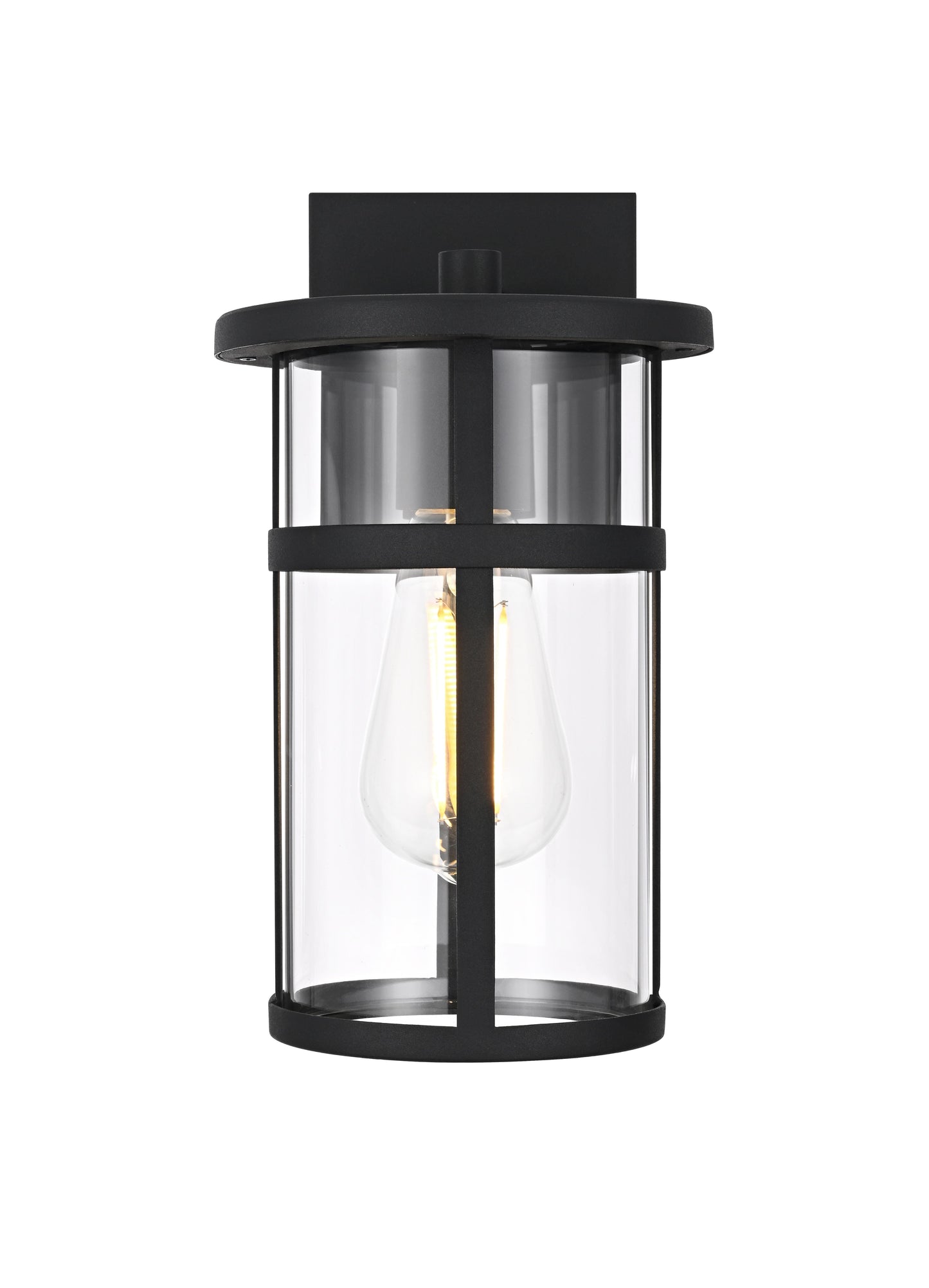 Henrik 6 inch Outdoor Wall Sconce in Black