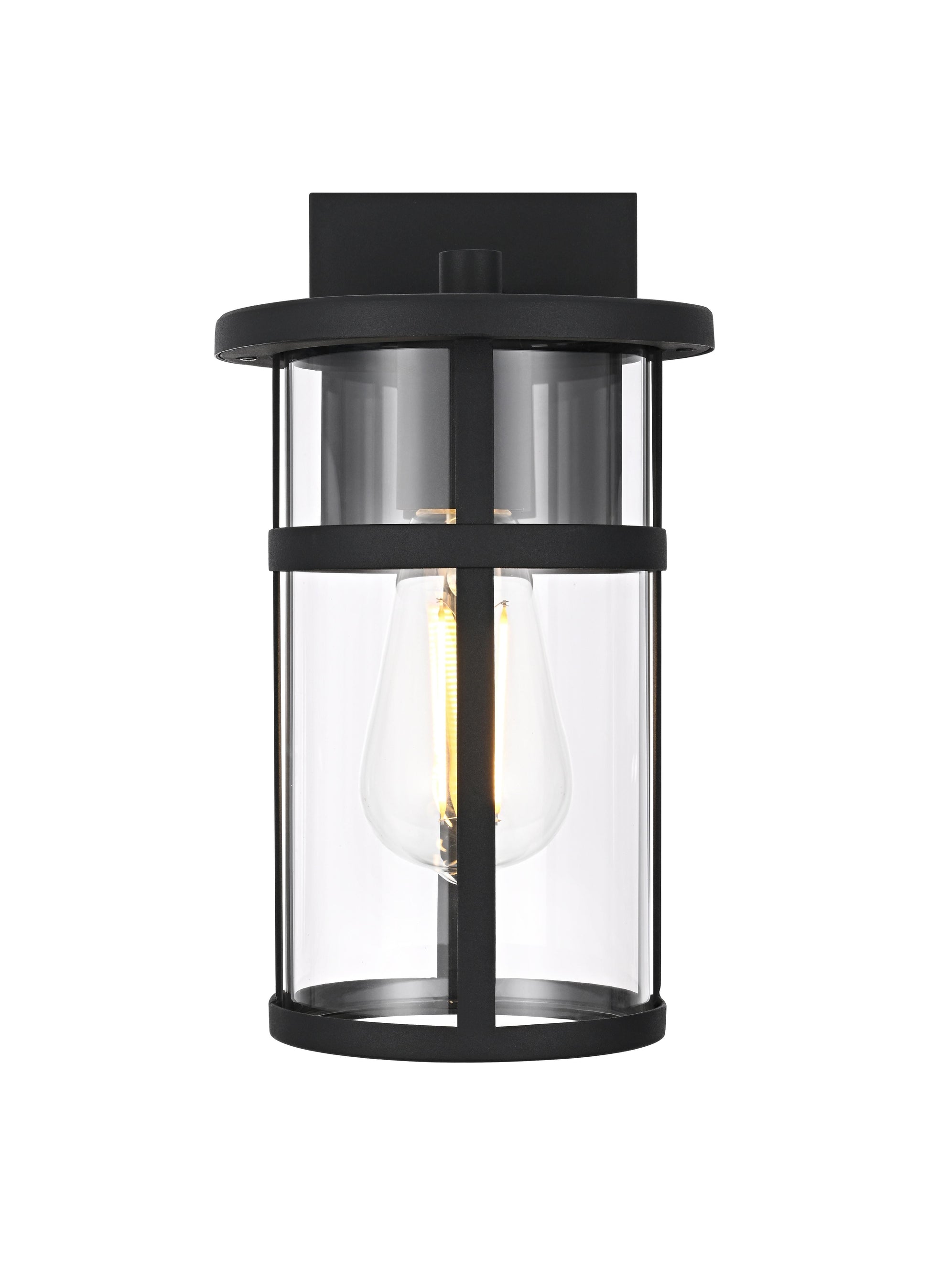 Henrik 6 inch Outdoor Wall Sconce in Black