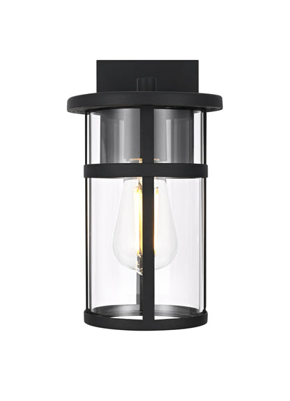 Henrik 6 inch Outdoor Wall Sconce in Black