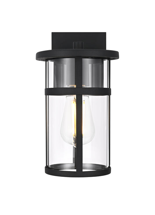 Henrik 6 inch Outdoor Wall Sconce in Black