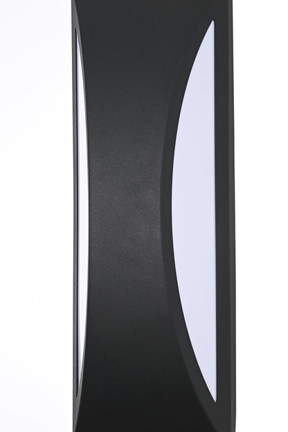 Zayn 5 inch Outdoor Wall Sconce in Black