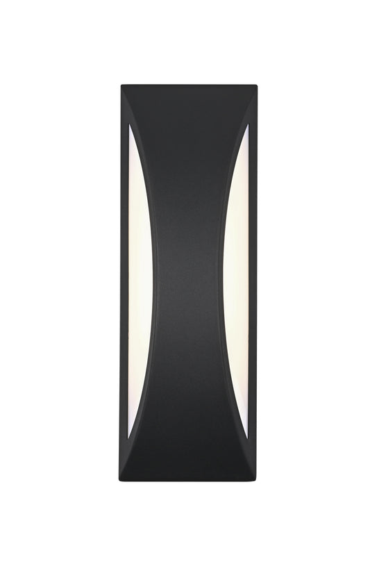 Zayn 5 inch Outdoor Wall Sconce in Black