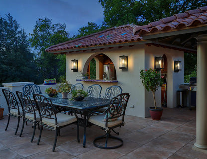 Julien 6 inch Outdoor Wall Sconce in Black