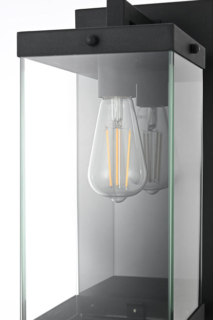 Julien 7 inch Outdoor Wall Sconce in Black