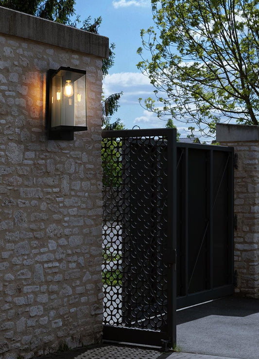 Julien 8 inch Outdoor Wall Sconce in Black