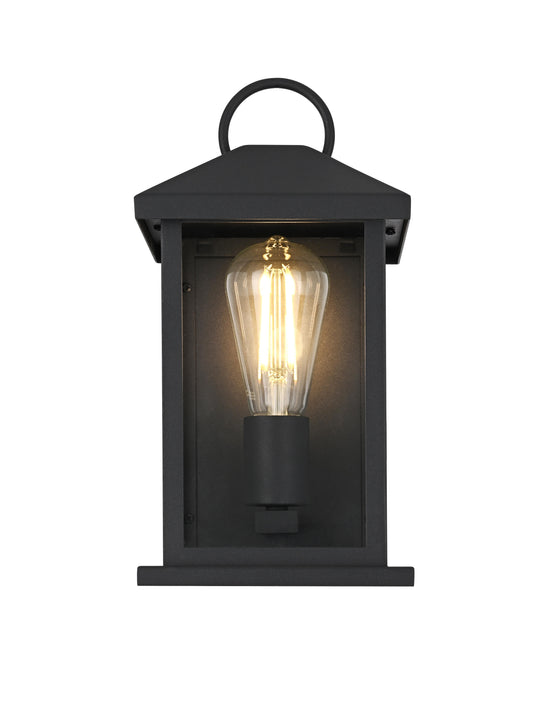 Neil 6 inch Outdoor Wall Sconce in Black