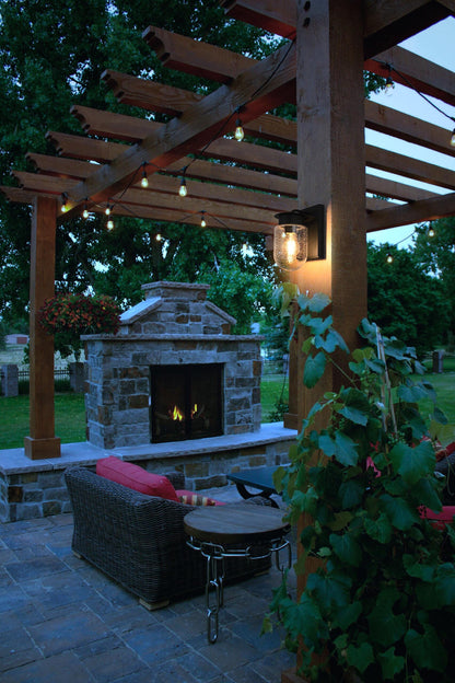 Rafael 5 inch Outdoor Wall Sconce in Black