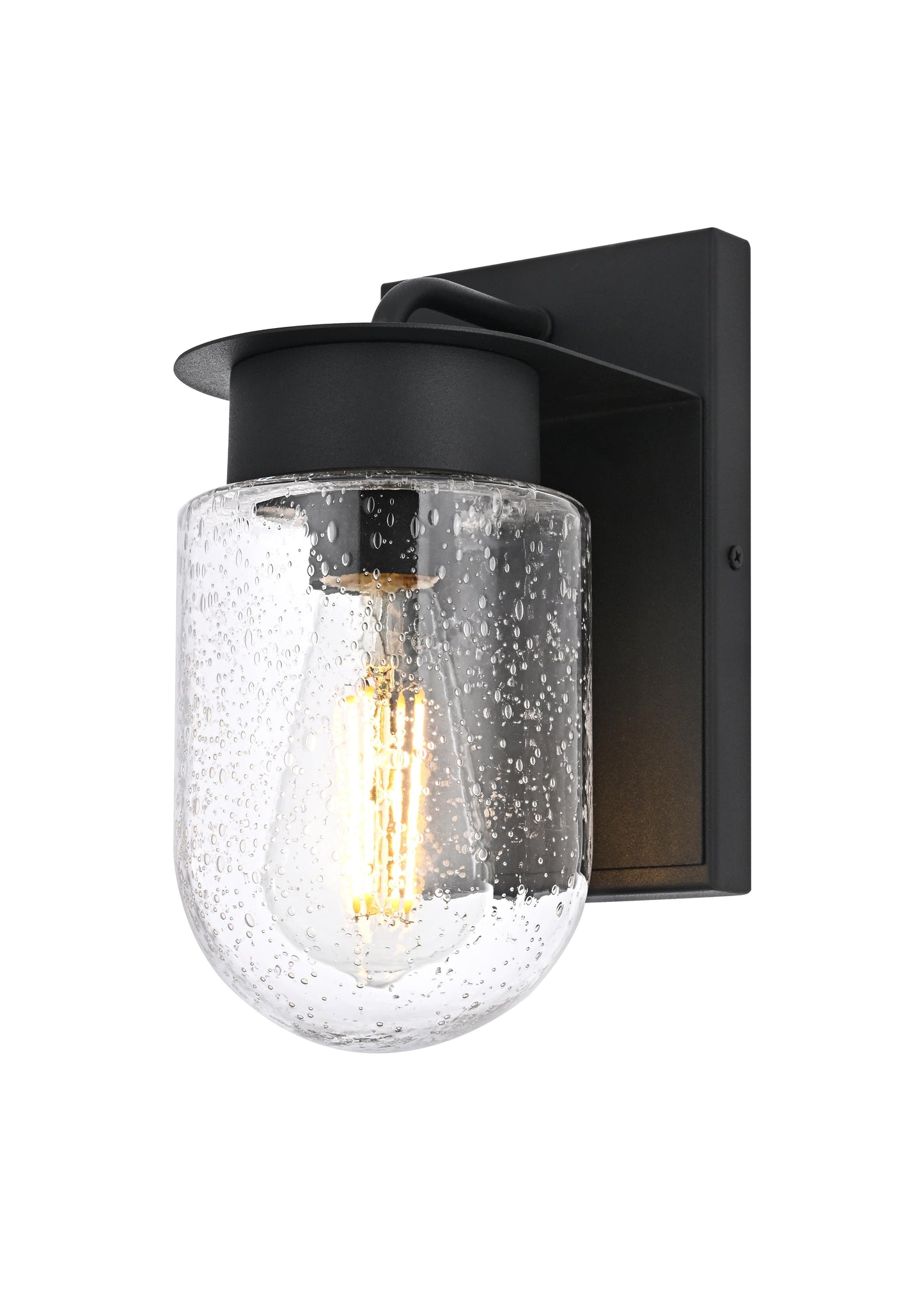 Rafael 5 inch Outdoor Wall Sconce in Black