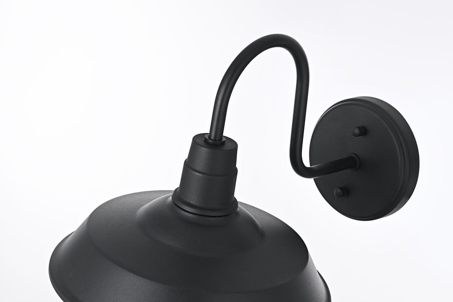 Rayan 10 inch Outdoor Wall Sconce in Black