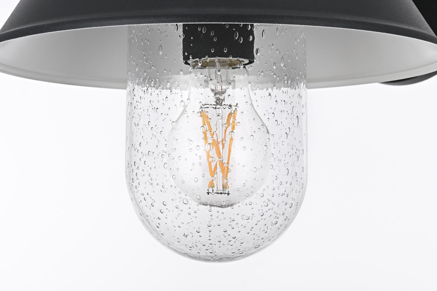 Rayan 10 inch Outdoor Wall Sconce in Black