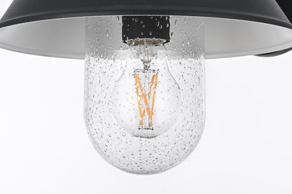 Rayan 10 inch Outdoor Wall Sconce in Black