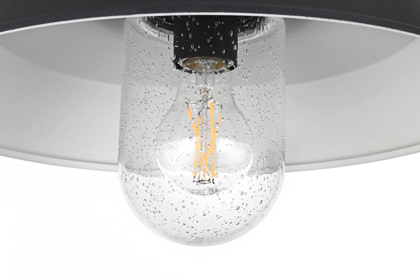 Rayan 14 inch Outdoor Wall Sconce in Black