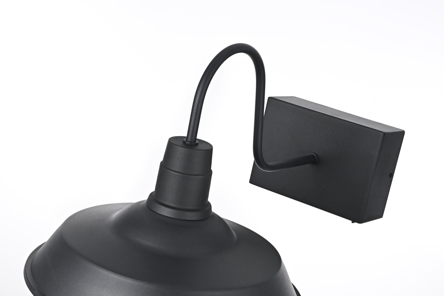 Rayan 14 inch Outdoor Wall Sconce in Black