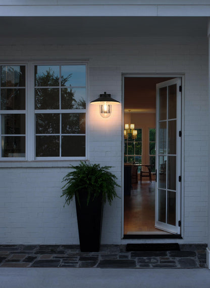 Scott 10 inch Outdoor Wall Sconce in Black