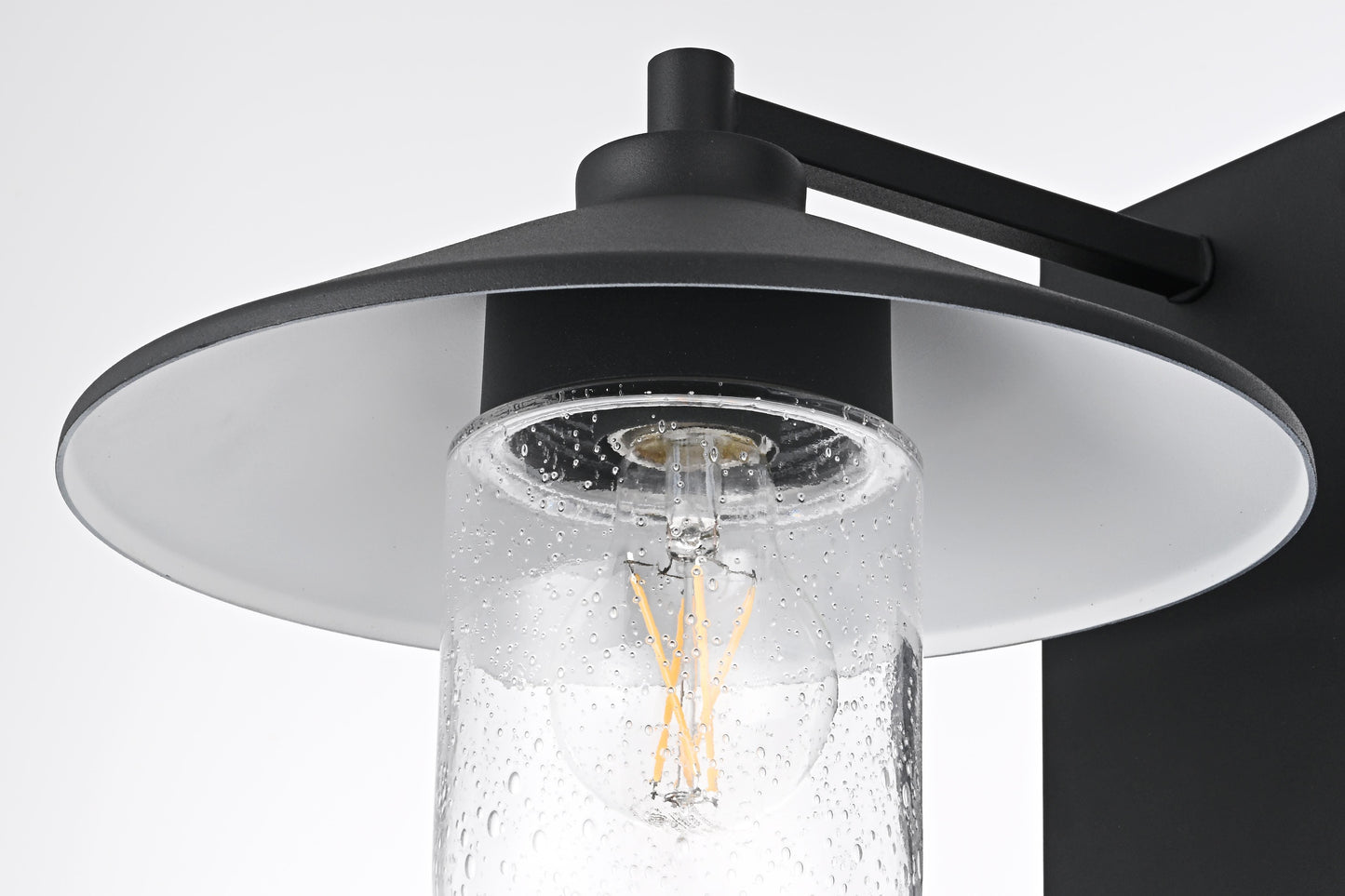 Scott 10 inch Outdoor Wall Sconce in Black