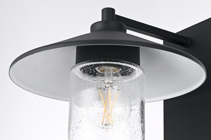 Scott 10 inch Outdoor Wall Sconce in Black