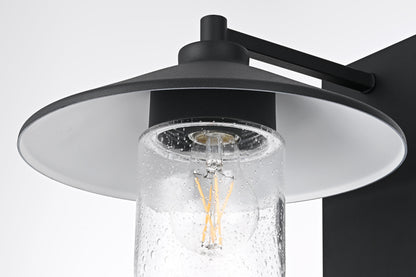 Scott 10 inch Outdoor Wall Sconce in Black