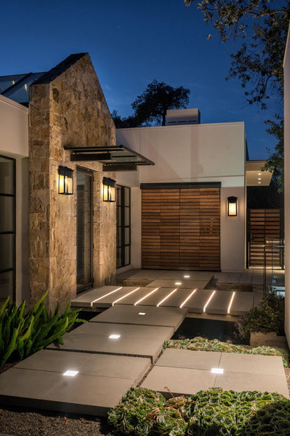 Kaysen 7 inch Outdoor Wall Sconce in Black