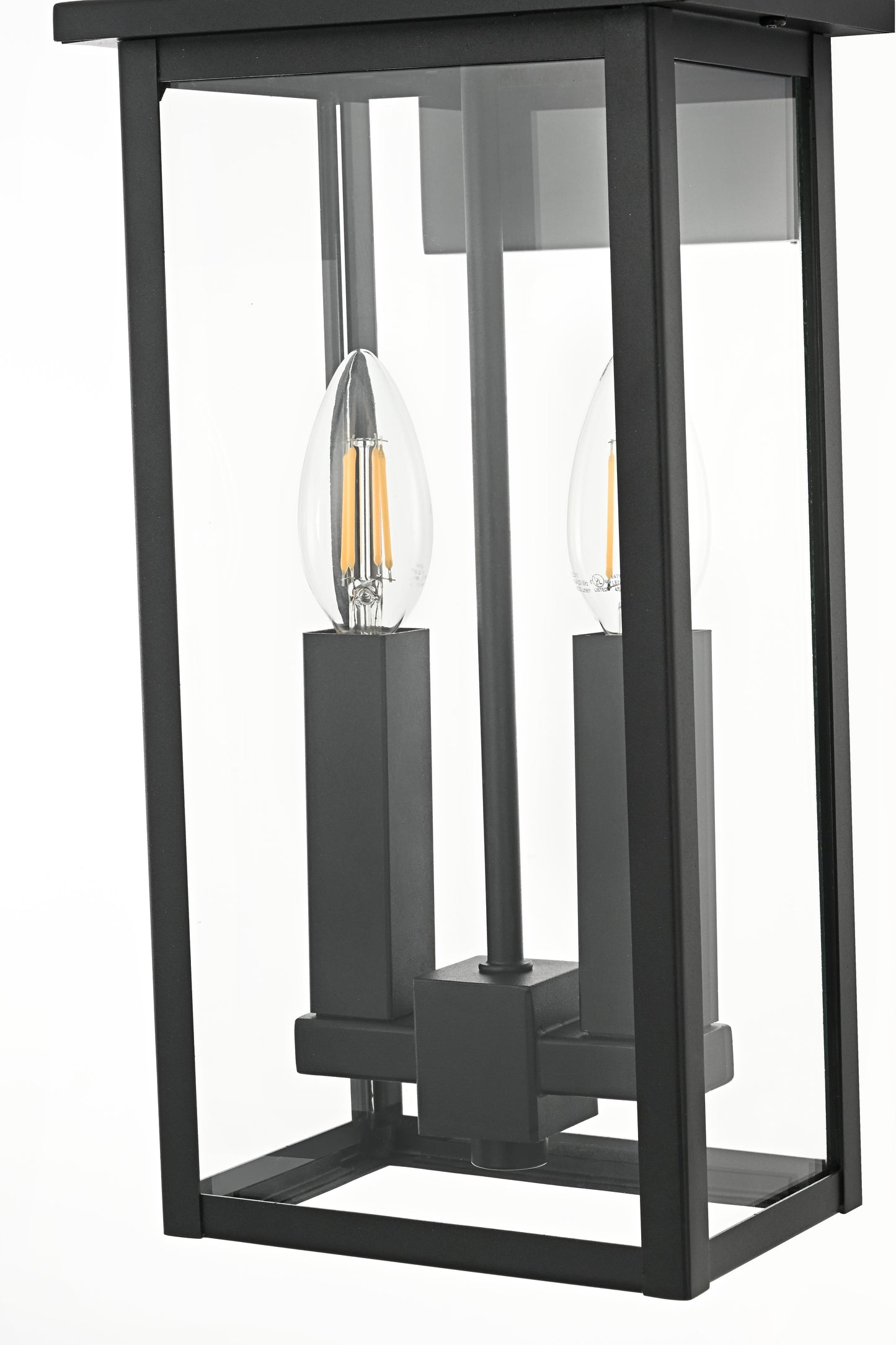Kaysen 7 inch Outdoor Wall Sconce in Black