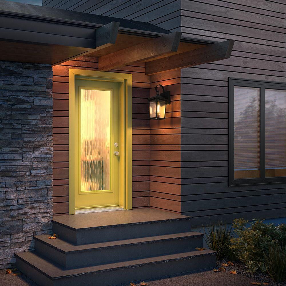 Riggs 5.5 inch Outdoor Wall Sconce in Black