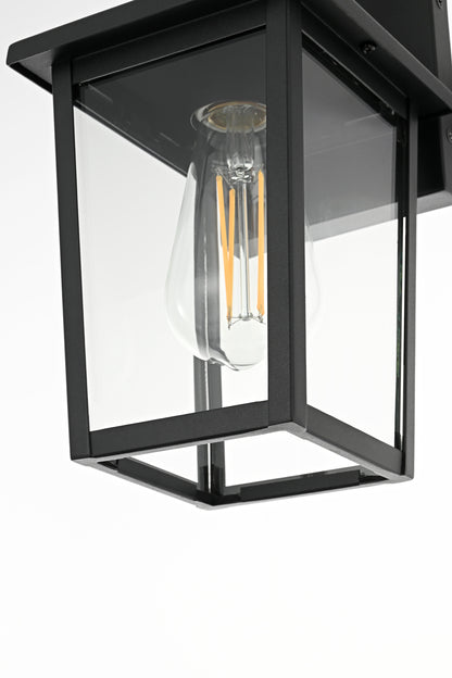 Riggs 5.5 inch Outdoor Wall Sconce in Black