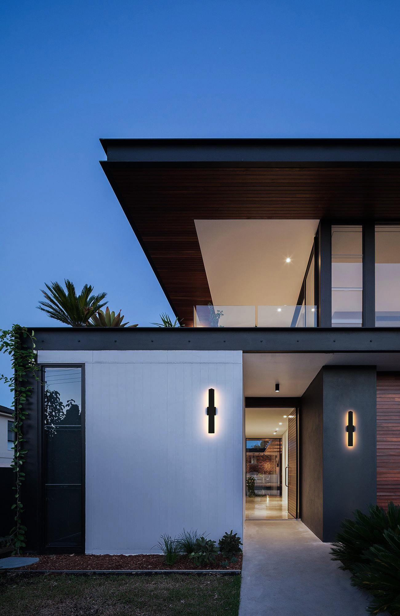 Troy 4.5 x 24 inch Outdoor Wall Sconce in Black