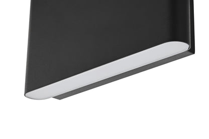 Corbin 6 inch Outdoor Wall Sconce in Black