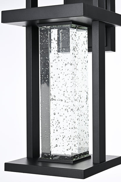 Uriah 16 inch LED Outdoor Wall sconce in Black