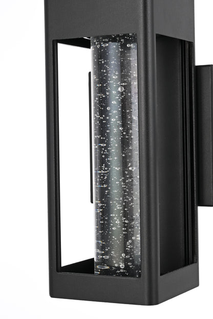 Amaris 10 inch LED Outdoor Wall sconce in Black