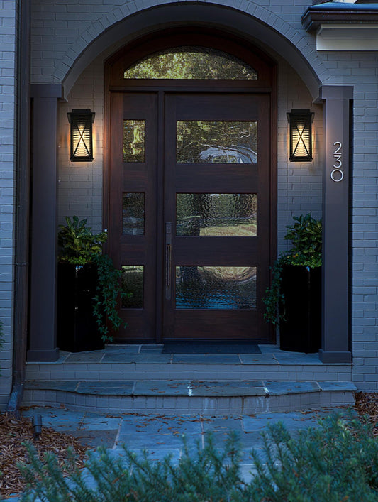 Jada 15 inch Outdoor Wall sconce in Black