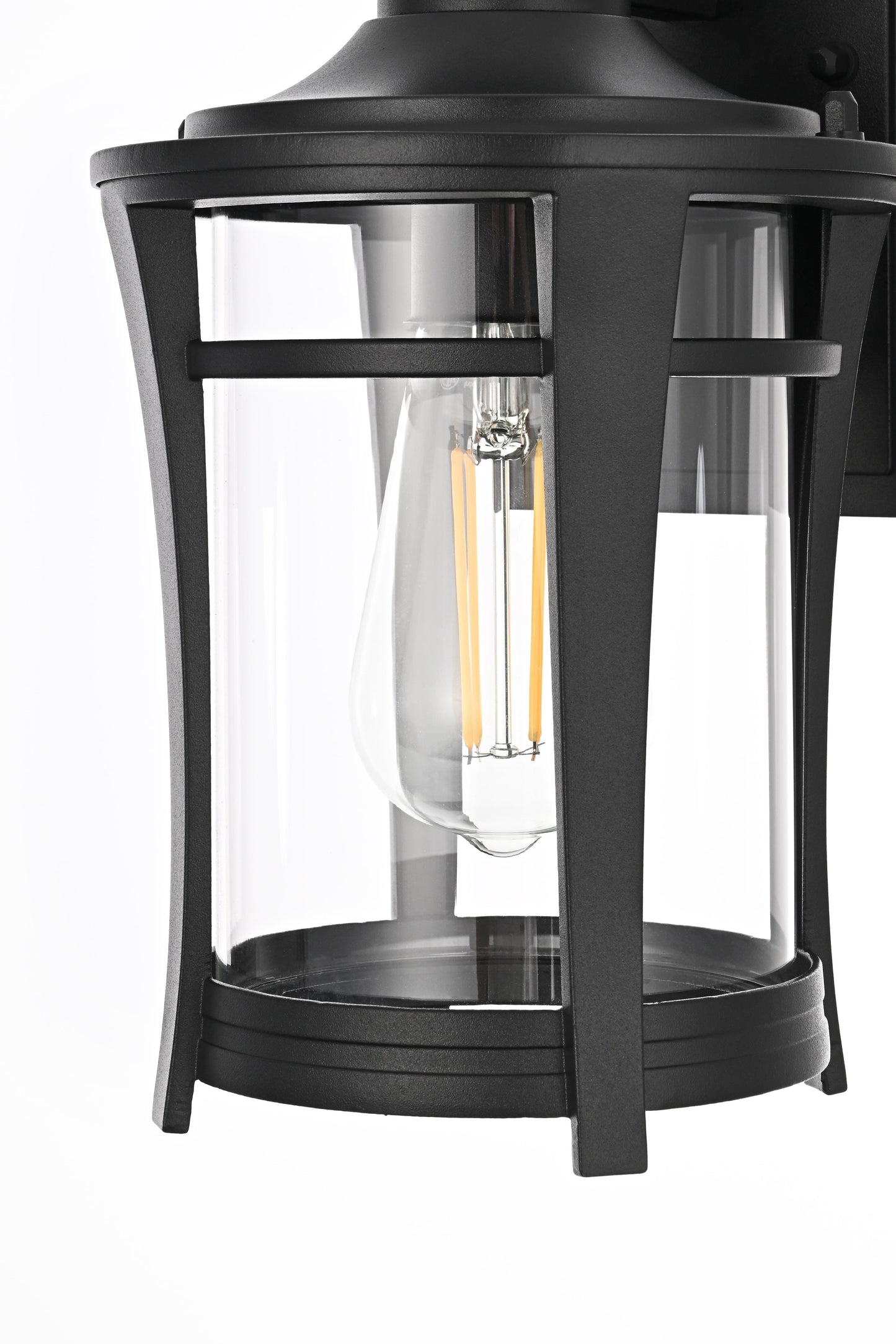 Artemis 11 inch Outdoor Wall sconce in Black