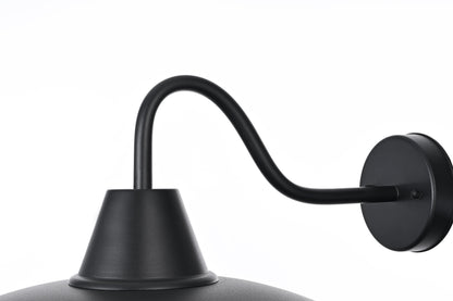 Tinsley 20 inch Outdoor Wall sconce in Black