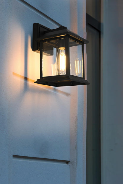 Araceli 10 inch Outdoor Wall sconce in Black