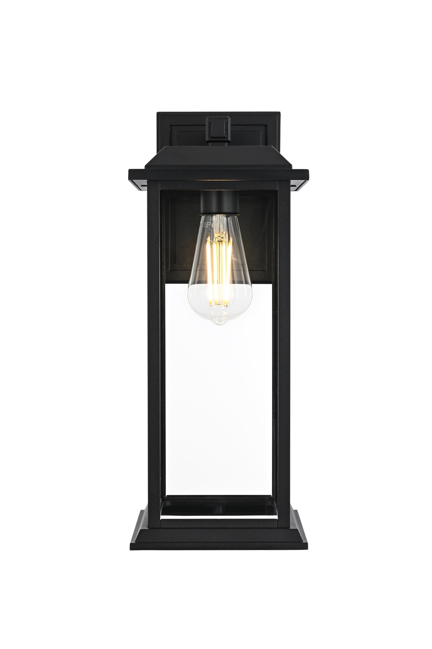 Araceli 17 inch Outdoor Wall sconce in Black