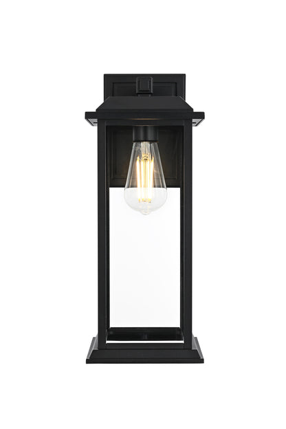 Araceli 17 inch Outdoor Wall sconce in Black