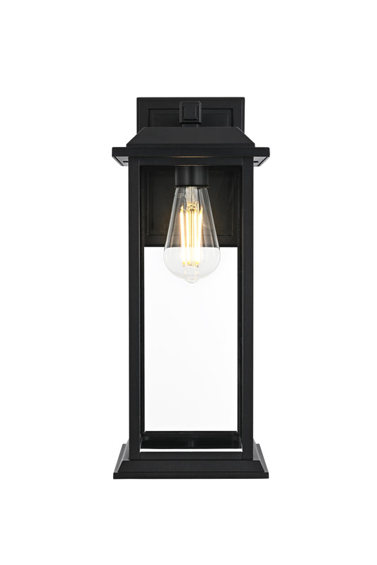 Araceli 17 inch Outdoor Wall sconce in Black