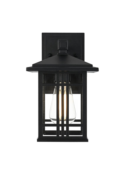 Harley 10 inch Outdoor Wall sconce in Black
