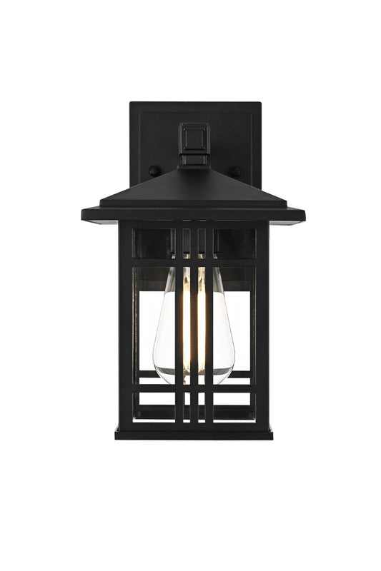 Harley 10 inch Outdoor Wall sconce in Black