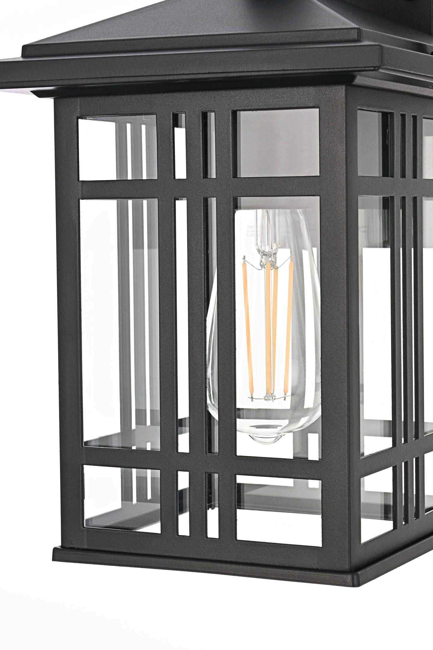 Harley 13 inch Outdoor Wall sconce in Black