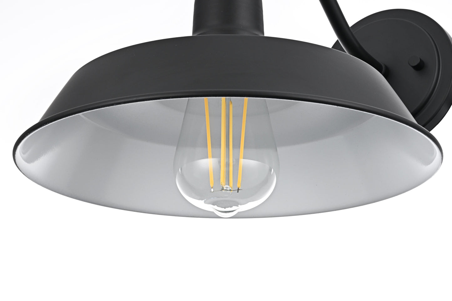 Franco 10 inch Outdoor Wall sconce in Black