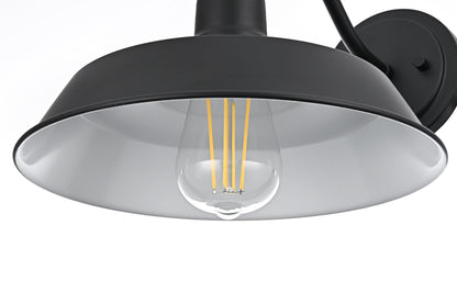 Franco 10 inch Outdoor Wall sconce in Black